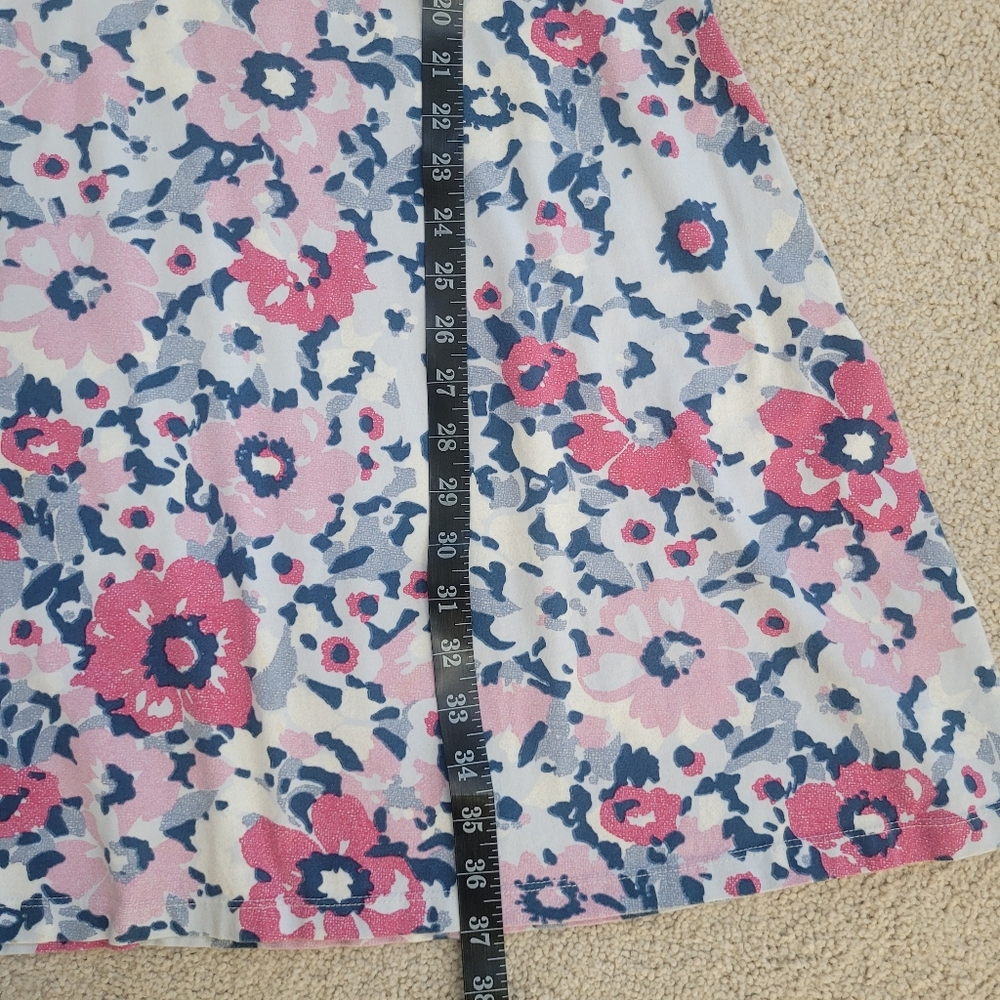 Patagonia Worn Wear Margot Dress Big Poppy in Glass Blue Size Large - Picture 9 of 9